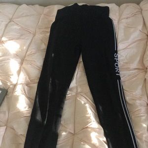 Black Sport leggings